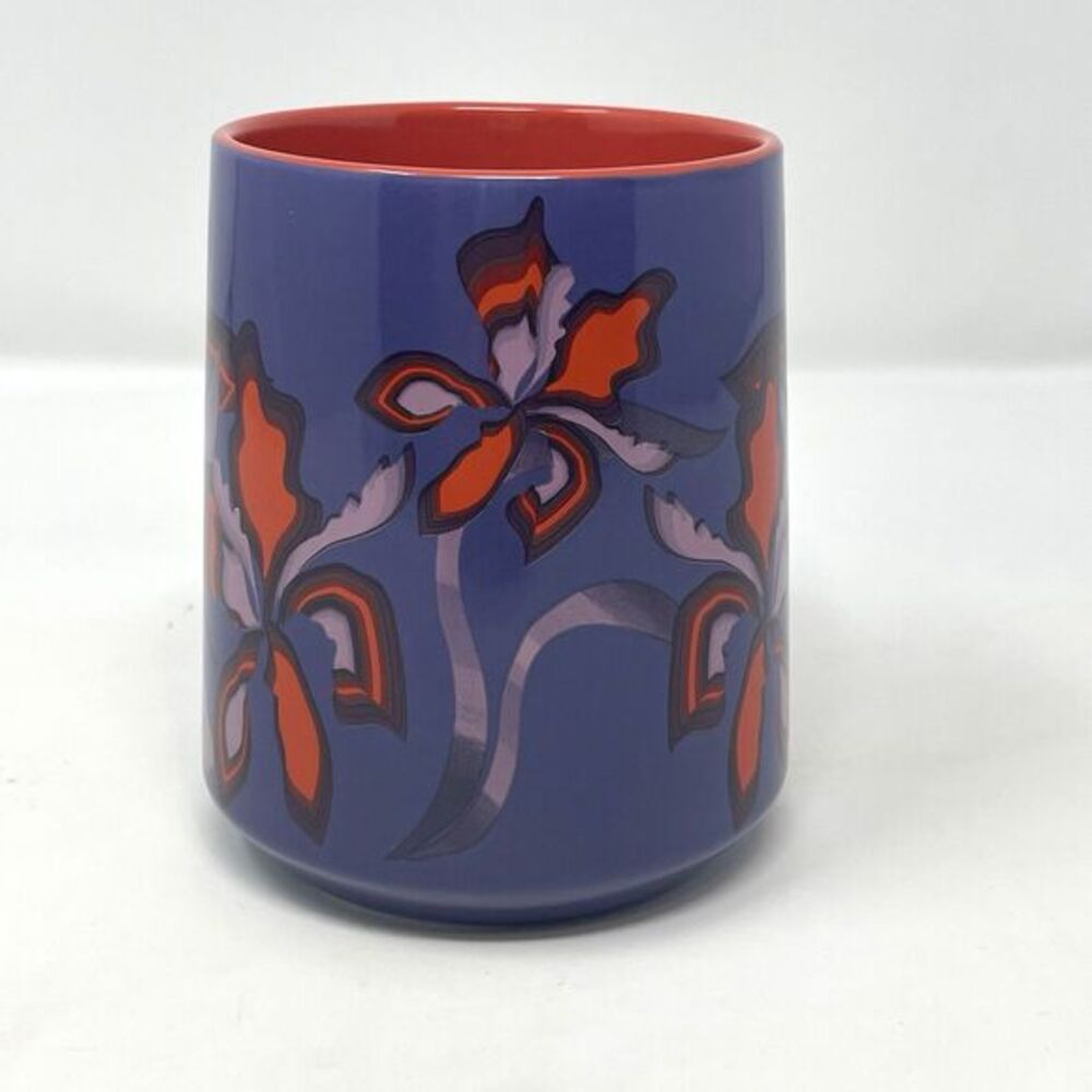 Starbucks Valentines Day 2025 Floral Coffee Mug‎ Purple Exotic Flowers 14oz - Picture 3 of 10